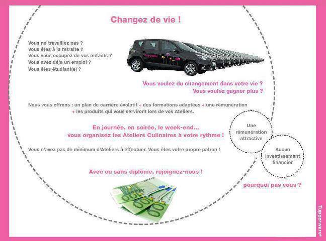 conseillere culinaire tupperwaere