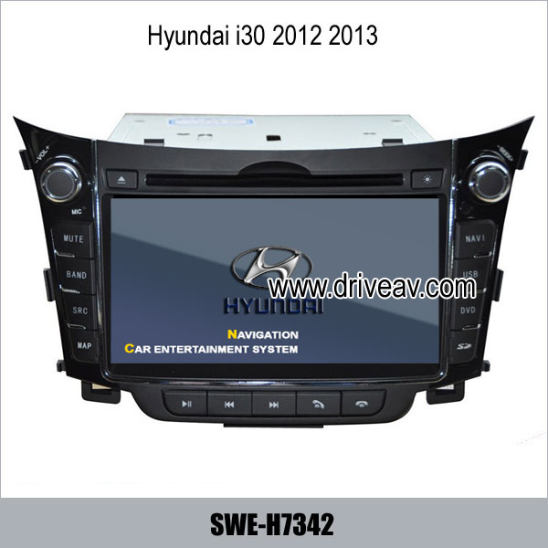 HYUNDAI i30 2012 2013 stereo radio Car DVD player TV GPS navigation SWE-H7342