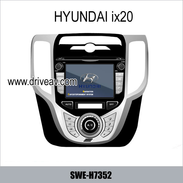 Hyundai ix20 2010-2012 OEM radio DVD GPS Navigation IPOD TV rearview camera SWE-H7352